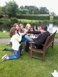 The young people having fun at Swanwick (photo credit: Jamie Robinson)