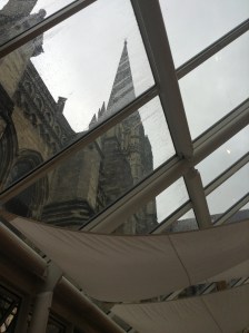 Another view of the spire of Salisbury Cathedral (photo credit: Jamie Robinson)