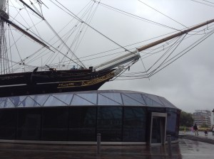 The Cutty Sark uplifted (photo credit: Jamie Robinson)