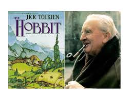 The Hobbit 1st published 1937 and its author JRR Tolkien