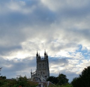 A view of Gloucester Cathedral