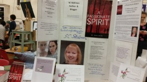 The SC Skillman Author stall at Clapham Terrace School Christmas Fair, Leamington Spa, 4 Dec 2015