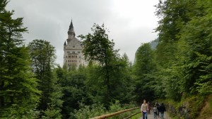 view of Neuschwanstein Castle
