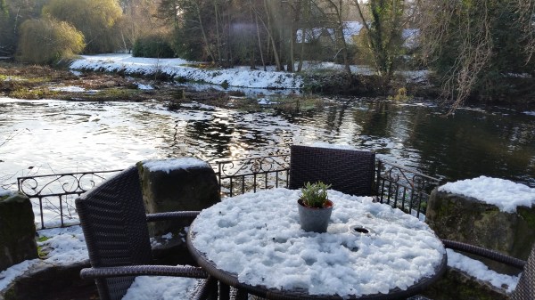 A Snowy Walk to the Saxon Mill, Warwick