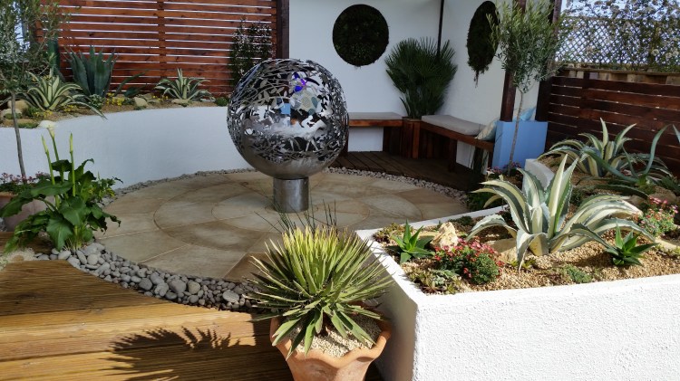 Gold-winning garden by Pershore College students