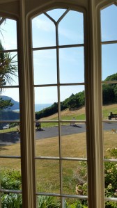 View from Octagon at Lee Abbey, Devon