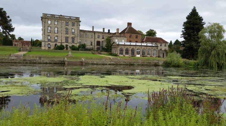 Stoneleigh abbey seen from the other side of the river Avon