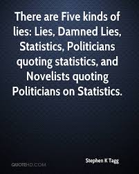 politicians and statistics