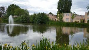 Bletchley Park - View of Block B from across the lake.