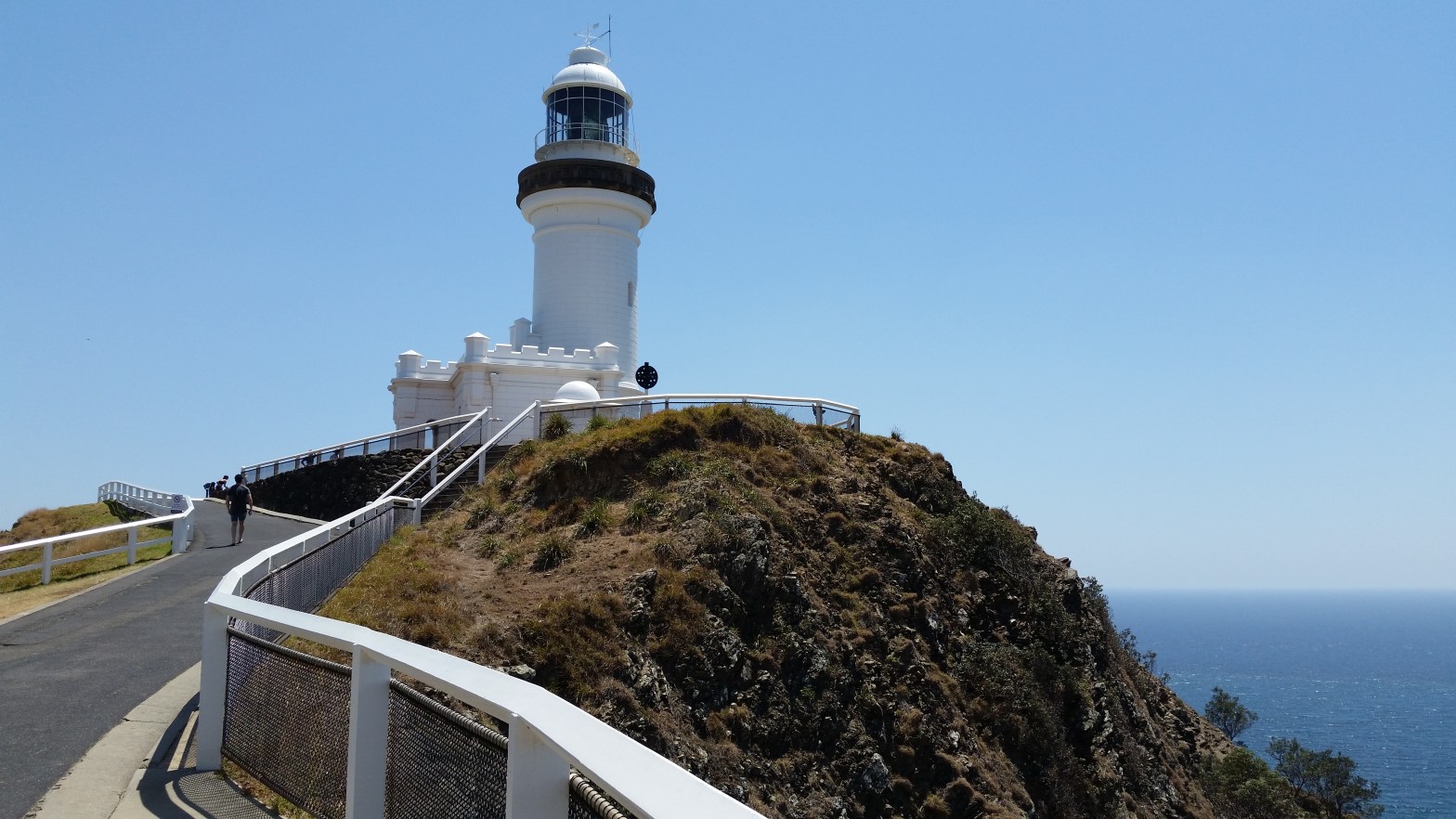The road to Byron Bay Lighthouse, New South Wales
