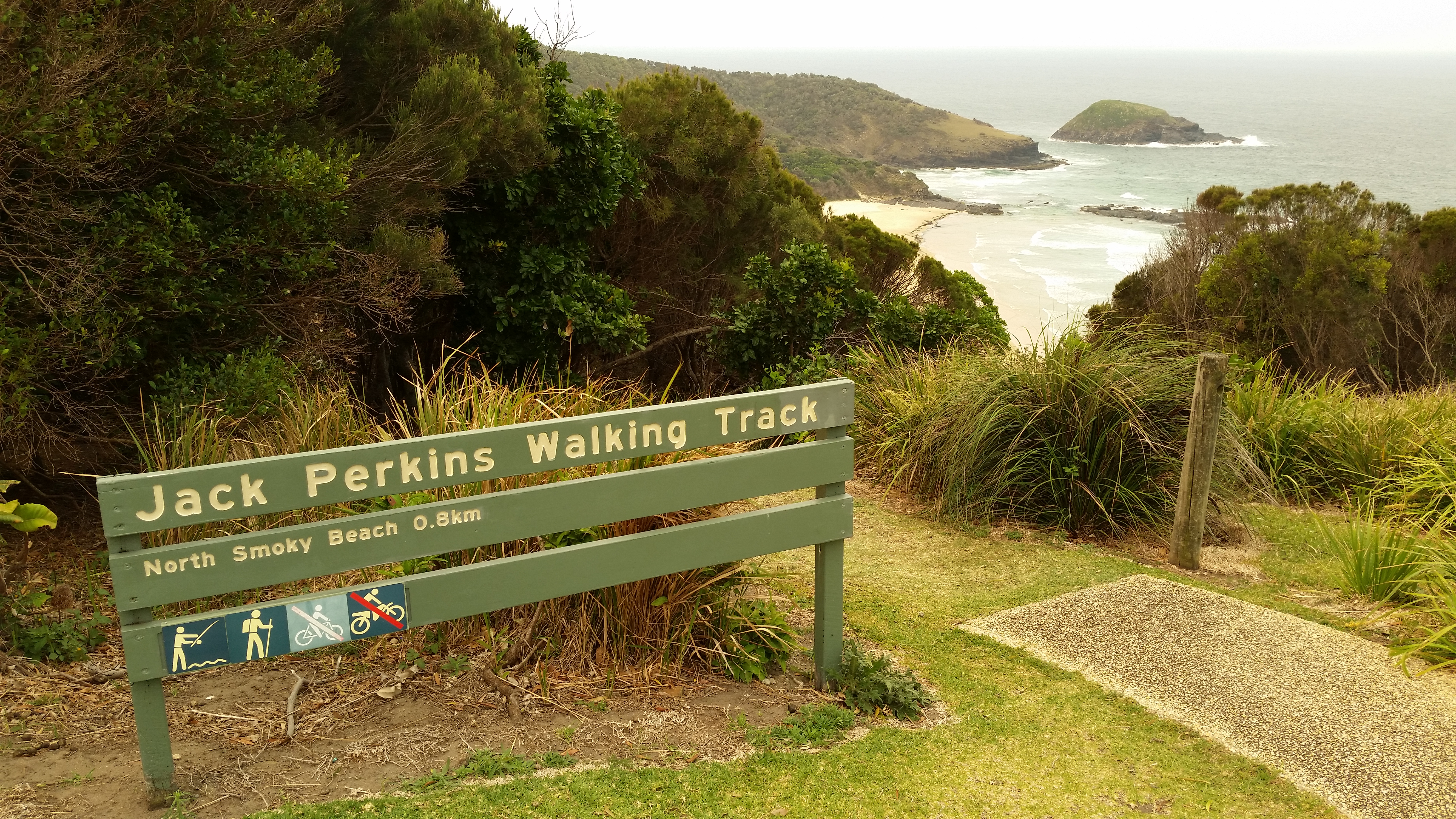 Walking track at Smoky Cape New South Wales