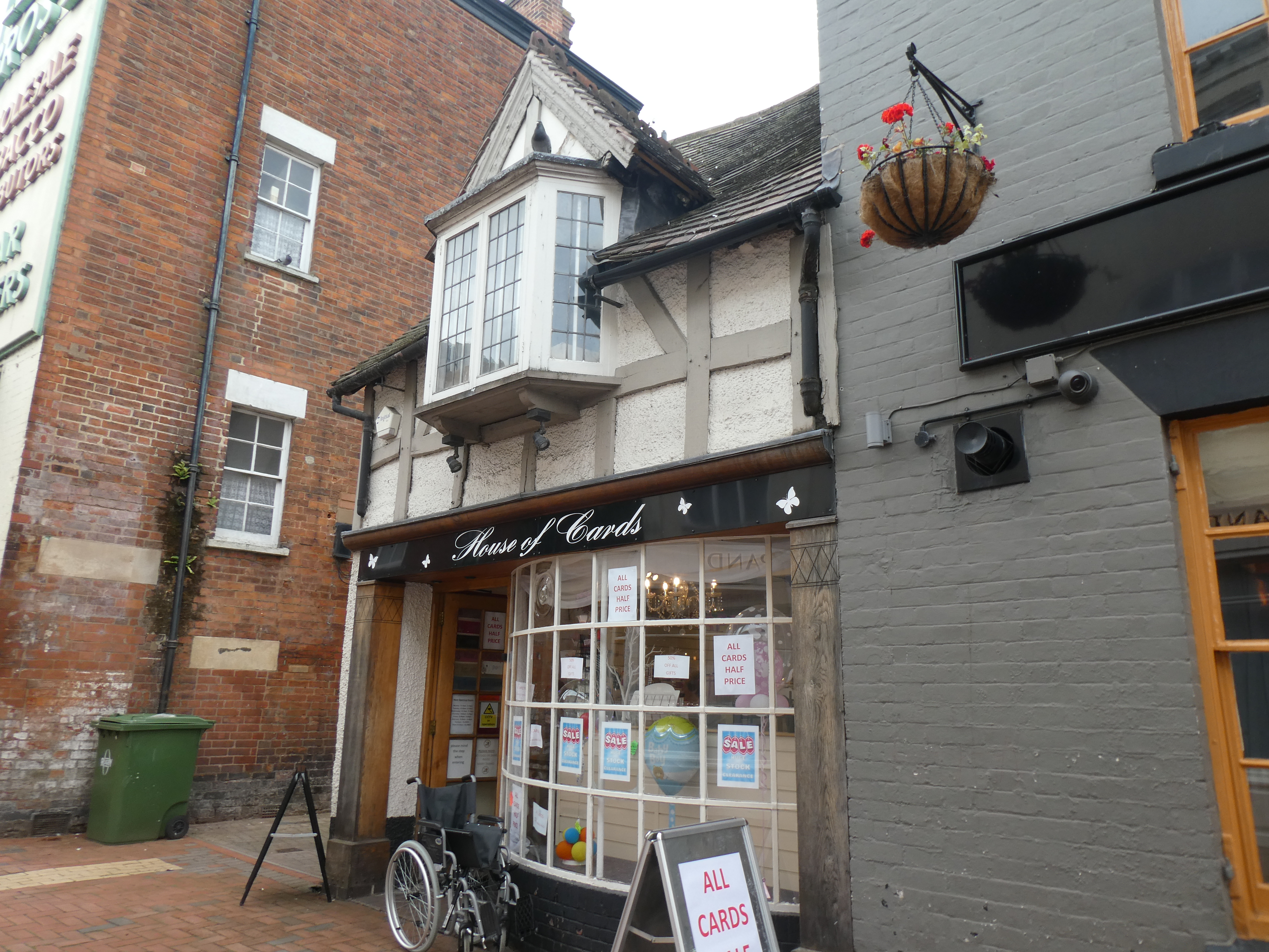 14th century house next to The Black Swan Chapel Street Rugby Warwickshire