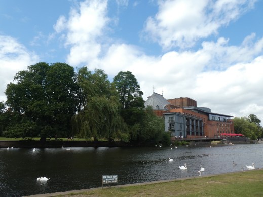 Royal Shakespeare Theatre by River Avon Stratford upon Avon
