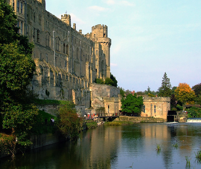 Warwick Castle view from the island bridge photo credit Jamie Robinson Paranormal Warwickshire SC Skillman